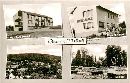 AK / Ansichtskarte 73848839 Bad_Eilsen Haus Sonnenschein Haus Harrlblick Kurpark Bad_Eilsen