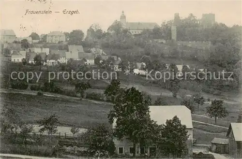 AK / Ansichtskarte  Frauenstein_Brand-Erbisdorf_Osterzgebirge Panorama 