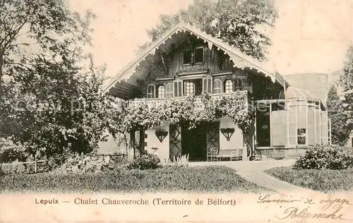 AK / Ansichtskarte  Lepuix_Belfort Chalet Chauveroche  