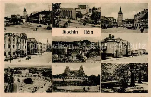 AK / Ansichtskarte  Jitschin_Jicin_CZ Orts und Teilansichten 