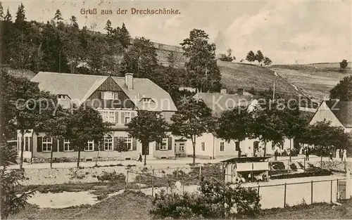 AK / Ansichtskarte  Breitenbach_Erzgebirge Gasthaus Dreckschaenke Breitenbach Erzgebirge