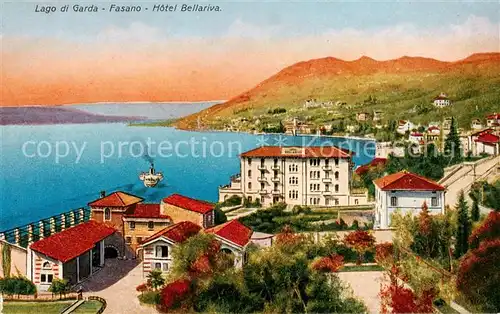 AK / Ansichtskarte 73848892 Fasano_Lago_di_Garda_IT Hotel Bellariva 
