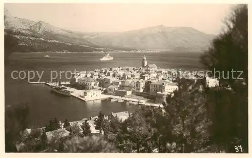 AK / Ansichtskarte  Korcula_Curzola_Croatia Panorama 