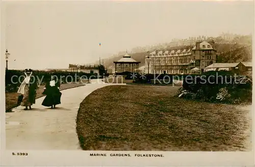 AK / Ansichtskarte  Folkestone_UK Marine Gardens 