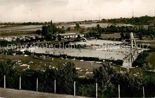 AK / Ansichtskarte  Boennigheim Schwimmbad Boennigheim