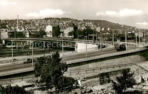 AK / Ansichtskarte  Pforzheim Bahnhofsbruecke Pforzheim