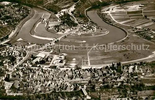 AK / Ansichtskarte  Besigheim Fliegeraufnahme Besigheim