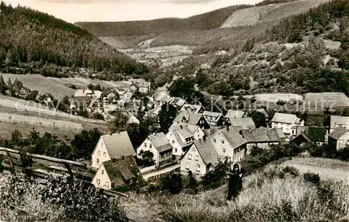 AK / Ansichtskarte  Unterschoenau_Schmalkalden Panorama Unterschoenau Schmalkalden