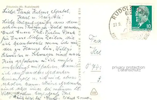 AK / Ansichtskarte  Doeschnitz Panorama Doeschnitz