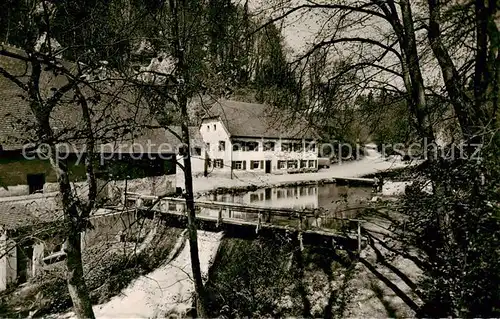 AK / Ansichtskarte 73848943 Wimsen Wimsener Hoehle Gasthaus Pension Zur Friedrichshoehle Wimsen