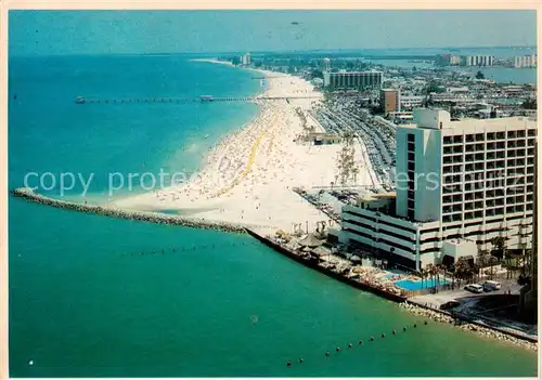 AK / Ansichtskarte  Clearwater_Beach_Florida_USA Fliegeraufnahme 