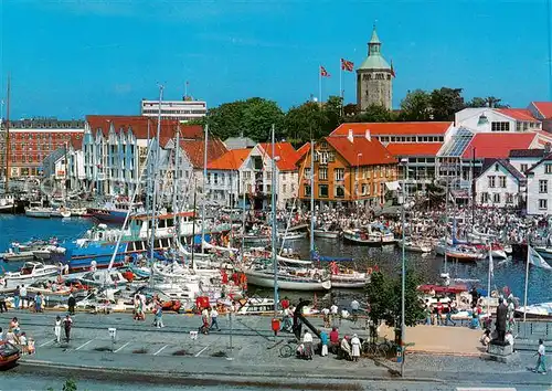 AK / Ansichtskarte  Stavanger_Norge Yachthafen