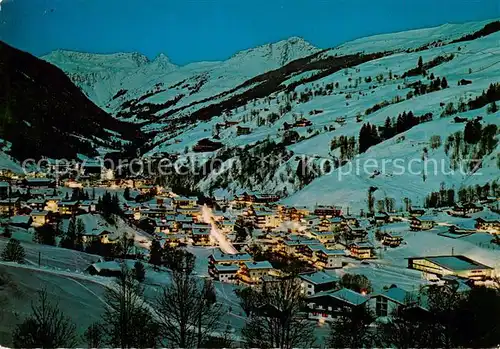 AK / Ansichtskarte  Hinterglemm_Saalbach mit Talschluss Hinterglemm_Saalbach