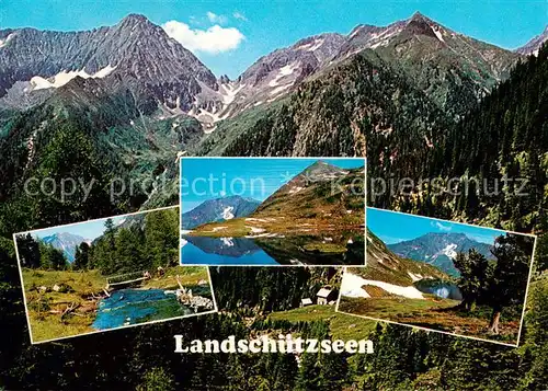 AK / Ansichtskarte  Landschuetzseen_Lungau_AT Panorama Teilansichten 