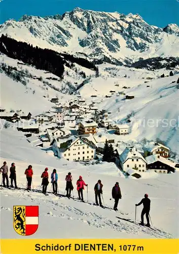 AK / Ansichtskarte 73848995 Dienten_Hochkoenig_AT Panorama Skischule 