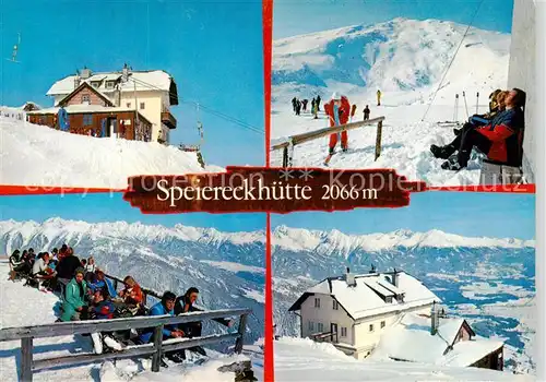 AK / Ansichtskarte 73849021 Mauterndorf_AT Speiereckhuette Panorama Terrasse 