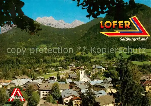 AK / Ansichtskarte  Lofer_AT im Saalachtal mit Reiteralp Gebirge 