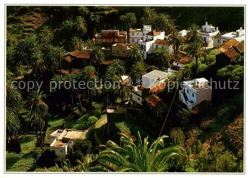 AK / Ansichtskarte  Vallehermoso_La_Gomera_Islas_Canarias_ES Fliegeraufnahme 