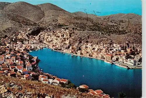 AK / Ansichtskarte 73849067 Symi_Greece Fliegeraufnahme 