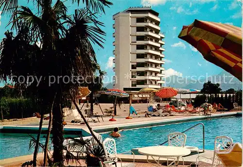 AK / Ansichtskarte 73849101 Montegrotto_Terme_IT Hotel Mondial La piscina 