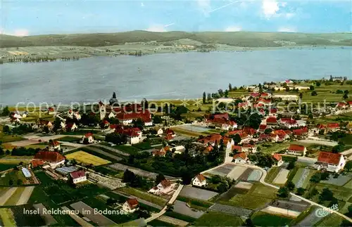 AK / Ansichtskarte  Insel_Reichenau_Bodensee Fliegeraufnahme 