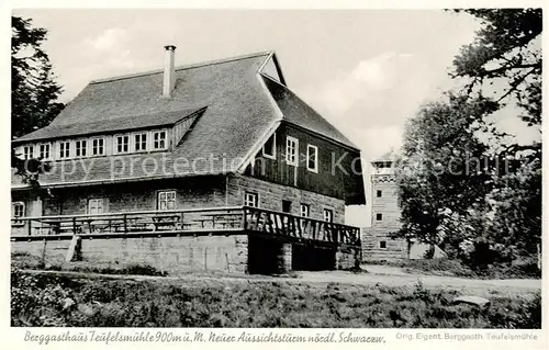 AK / Ansichtskarte  Loffenau_Rastatt Berggasthaus Teufelsmuehle Loffenau_Rastatt