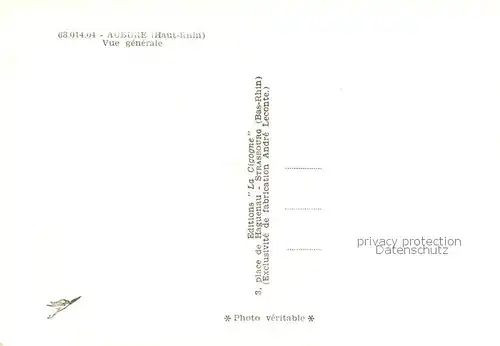 AK / Ansichtskarte  Aubure_Altweier_68_Haut_Rhin Vue generale 