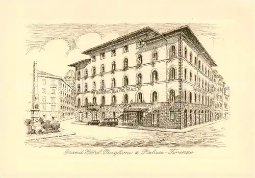 AK / Ansichtskarte  Firenze_Florenz Grand Hotel Baglioni e Palace 