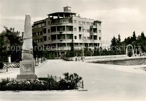 AK / Ansichtskarte  Biograd_na_Moru_Croatia Denkmal Hotel Hiraija 