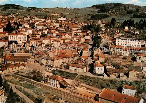 AK / Ansichtskarte  Cours_69_Rhone Vue generale aerienne 