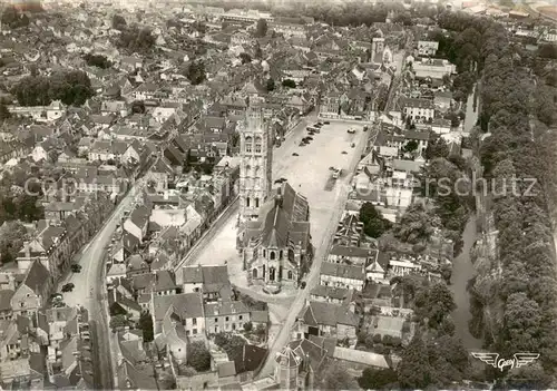AK / Ansichtskarte  Verneuil_-sur-Avre_27_Eure Eglise de la Madeleine Vue aerienne 