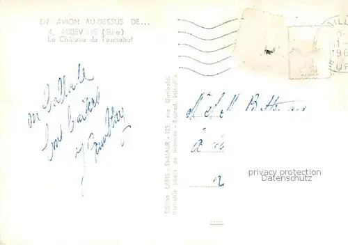 AK / Ansichtskarte  Aubevoye_27_Eure Le Chateau du Tournebul Vue aerienne 