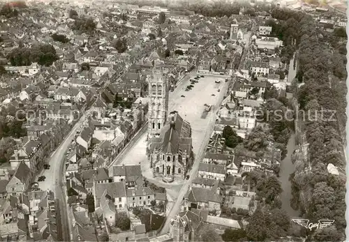 AK / Ansichtskarte  Verneuil_-sur-Avre_27_Eure Eglise de la Madeleine Vue aerienne 