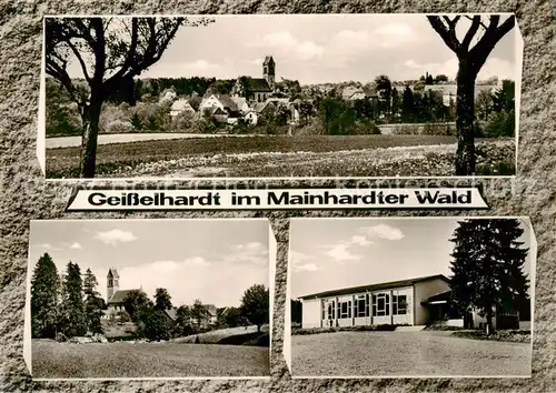 AK / Ansichtskarte  Geisselhardt im Mainhardter Wald Panorama Kirche Geisselhardt