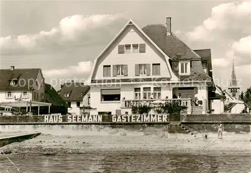 AK / Ansichtskarte  Langenargen_Bodensee Gaestehaus Seemann Langenargen Bodensee