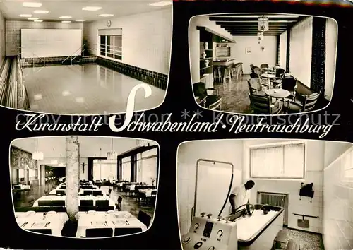 AK / Ansichtskarte  Neutrauchburg Kuranstalt Schwabenland Hallenbad Speisesaal Bar Therapiebecken Neutrauchburg