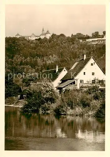 AK / Ansichtskarte  Baechlingen mit Schloss Langenburg Baechlingen