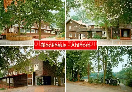 AK / Ansichtskarte 73849269 Ahlhorn Blockhaus Park Ahlhorn