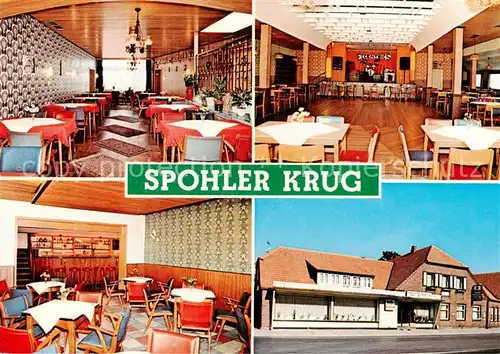 AK / Ansichtskarte  Spohle Spohler Krug Gastraeume Spohle