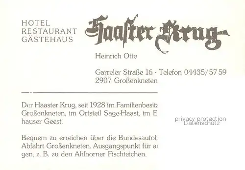AK / Ansichtskarte 73849274 Haast Haaster Krug Hotel Restaurant Gaestehaus Haast