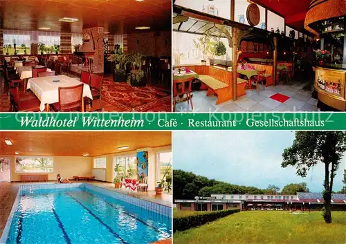 AK / Ansichtskarte 73849284 Westerstede Waldhotel Wittenheim Cafe Restaurant Gesellschaftshaus Hallenbad Gastraeume Westerstede
