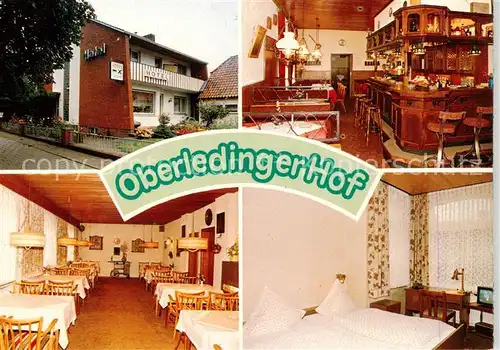 AK / Ansichtskarte  Leer_Ostfriesland Oberledinger Hof Gastraum Bar Zimmer Leer_Ostfriesland