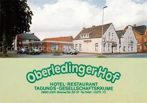 AK / Ansichtskarte 73849290 Leer_Ostfriesland Oberledinger Hof Hotel Restaurant Leer_Ostfriesland