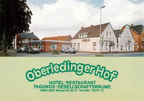 AK / Ansichtskarte  Leer_Ostfriesland Oberledinger Hof Hotel Restaurant Leer_Ostfriesland