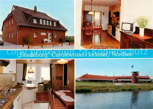 AK / Ansichtskarte 73849292 Carolinensiel-Harlesiel_Ostfriesland Friedeburg Ferienwohnungen Appartement Carolinensiel-Harlesiel