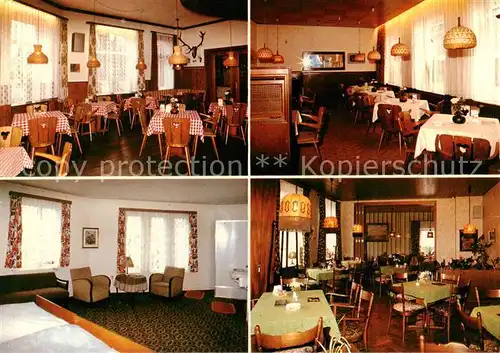 AK / Ansichtskarte  Papenburg_Ems Cafe Roettgers Ecke Gastraeume Zimmer Papenburg Ems