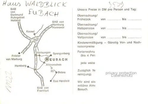 AK / Ansichtskarte 73849325 Eubach Haus Waldblick Panorama Eubach