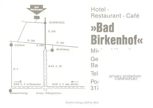 AK / Ansichtskarte 73849338 Sassenburg Hotel Restaurant Cafe Bad Birkenhof Gastraeume Schwimmbad Sassenburg
