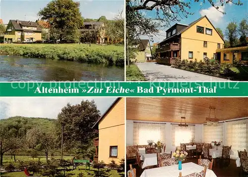 AK / Ansichtskarte  Thal_Bad_Pyrmont Altenheim Zur Eiche Thal_Bad_Pyrmont