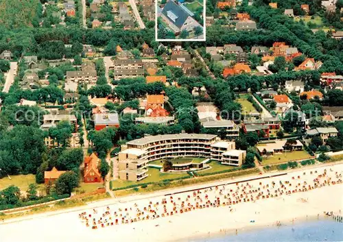 AK / Ansichtskarte  Wyk__Foehr Nordseehaus Ferienwohnungen Fliegeraufnahme